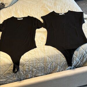 Talulah- women’s Black One-Piece Bodysuit- size large